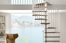 Scale a chiocciola, tra funzionalità e design